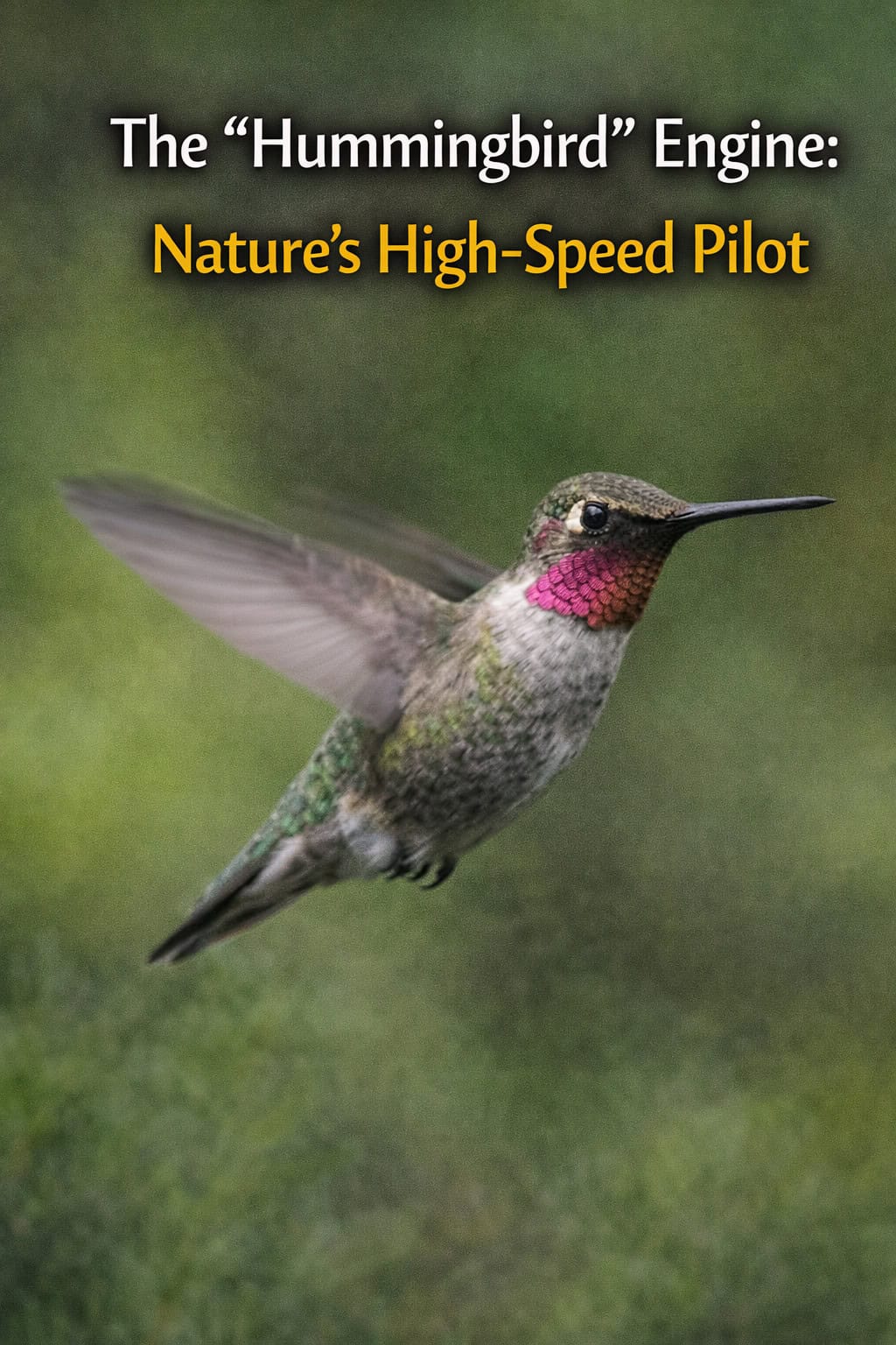 The "Hummingbird" Engine: Nature's High-Speed Pilot