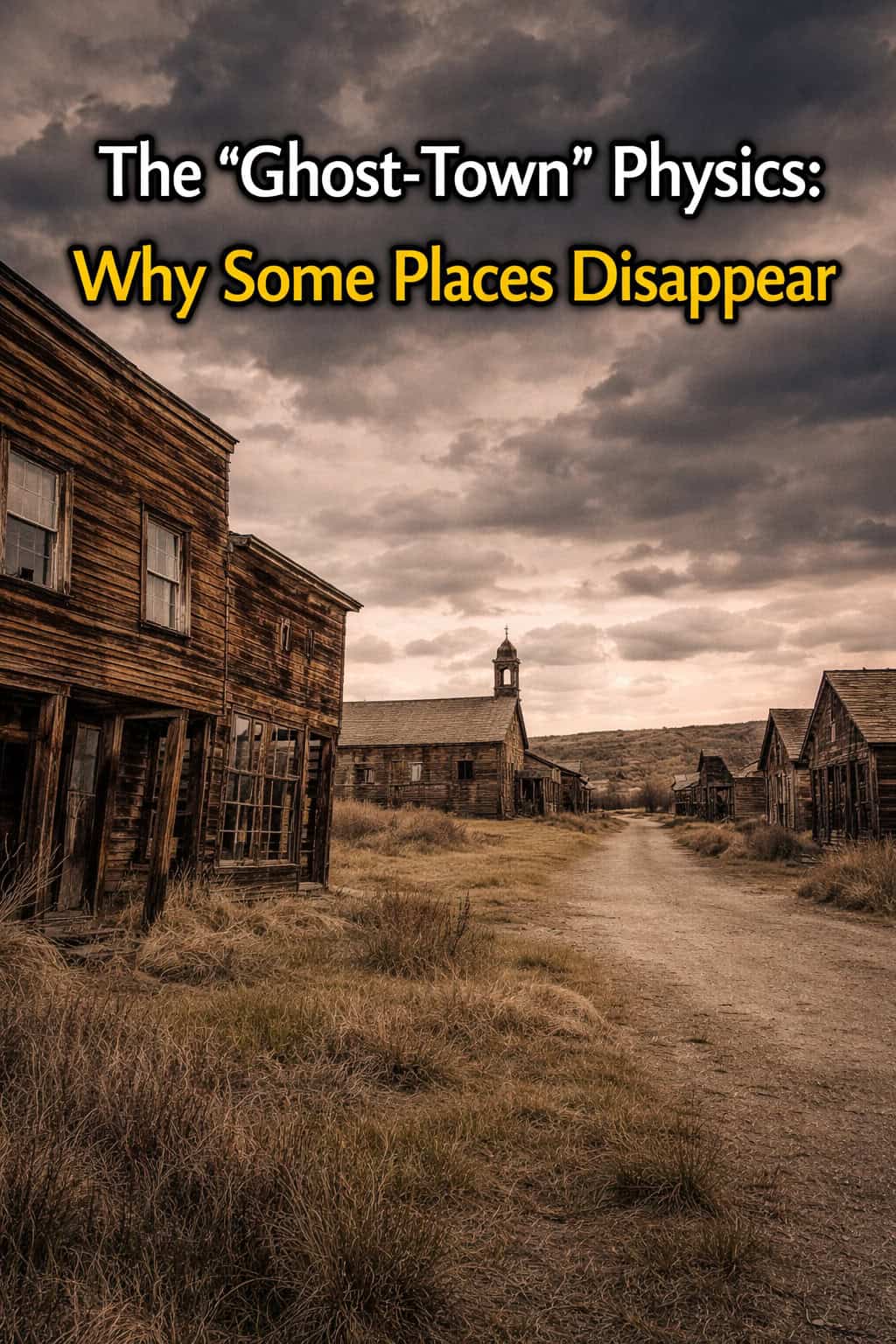 The "Ghost-Town" Physics: Why Some Places Disappear
