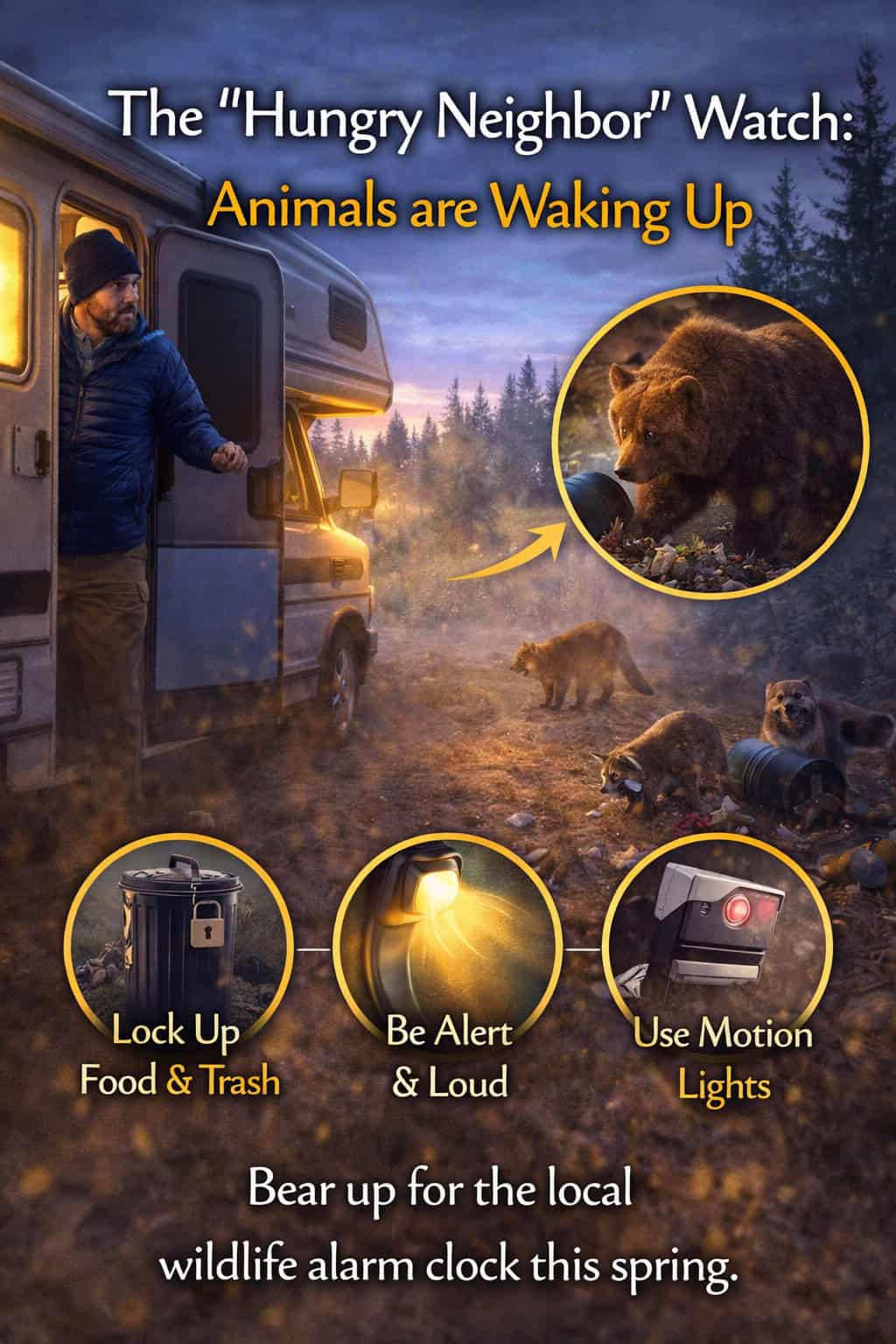 The "Hungry Neighbor" Watch: Animals are Waking Up