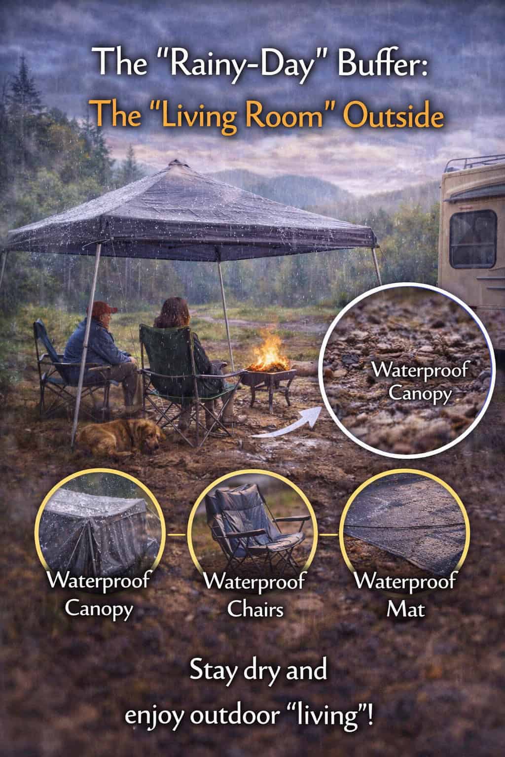 The "Rainy-Day" Buffer: Your Outdoor Living Room