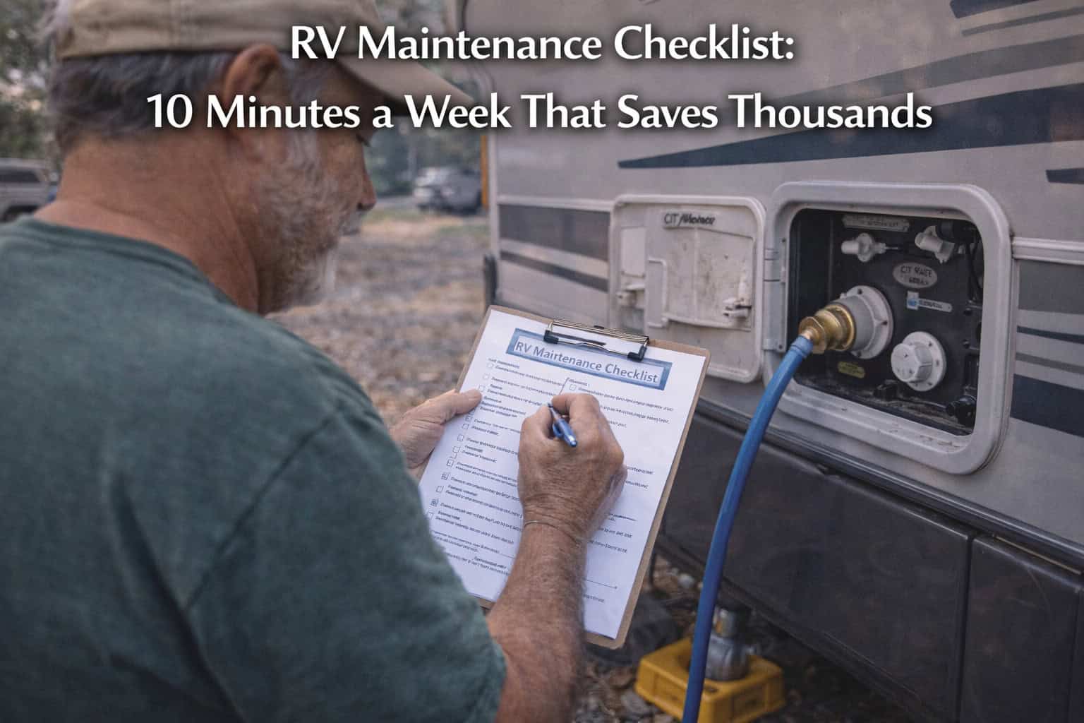 RV Maintenance Checklist: 10 Minutes a Week That Saves Thousands