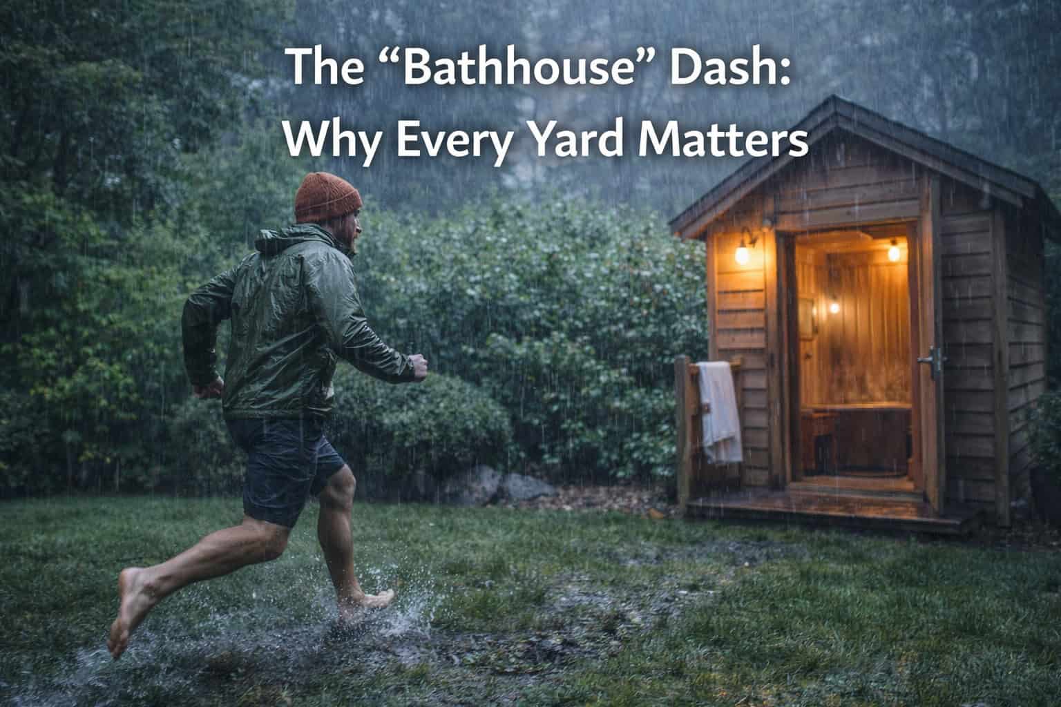 The "Bathhouse" Dash: Why Every Yard Matters