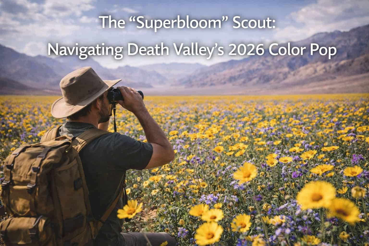The "Superbloom" Scout: Navigating Death Valley’s 2026 Color Pop