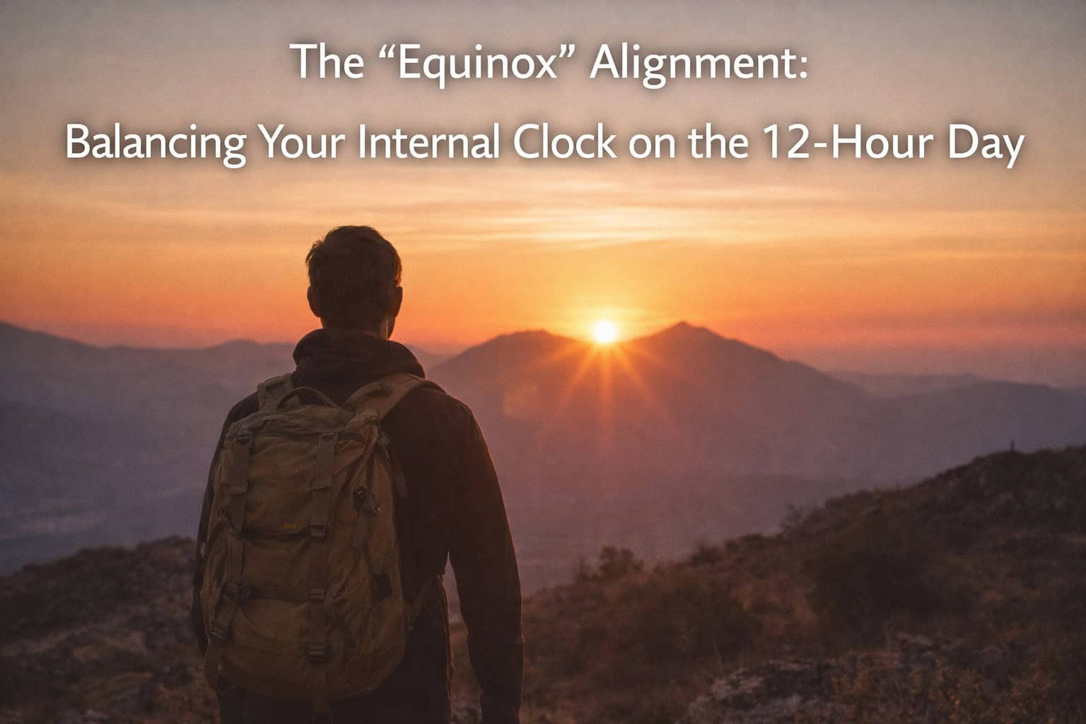 The "Equinox" Alignment: Balancing Your Internal Clock on the 12-Hour Day