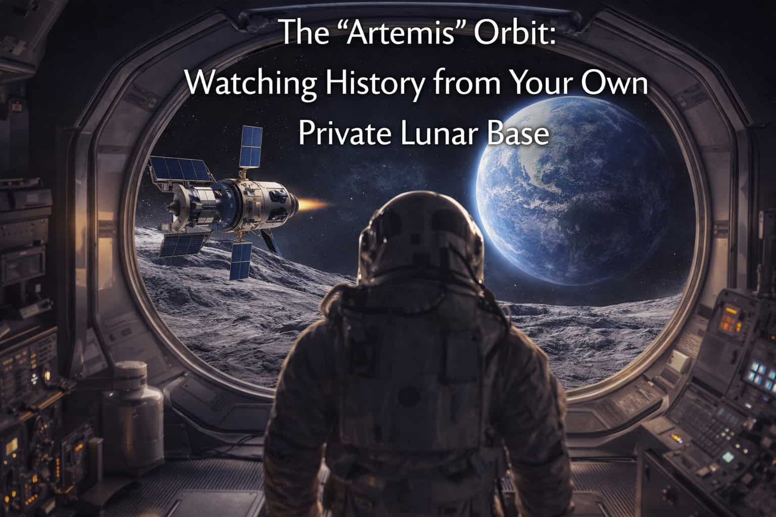 The "Artemis" Orbit: Watching History from Your Own Private Lunar Base
