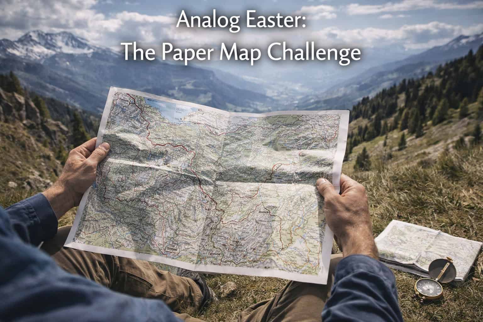 Analog Easter: The Paper Map Challenge