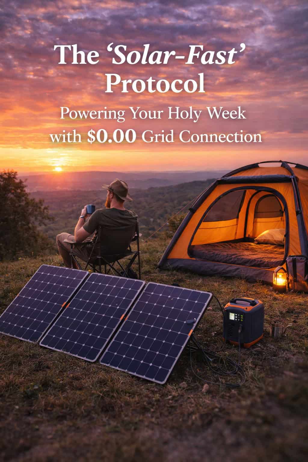 The "Solar-Fast" Protocol: Powering Your Holy Week with 0.00 Grid Connection