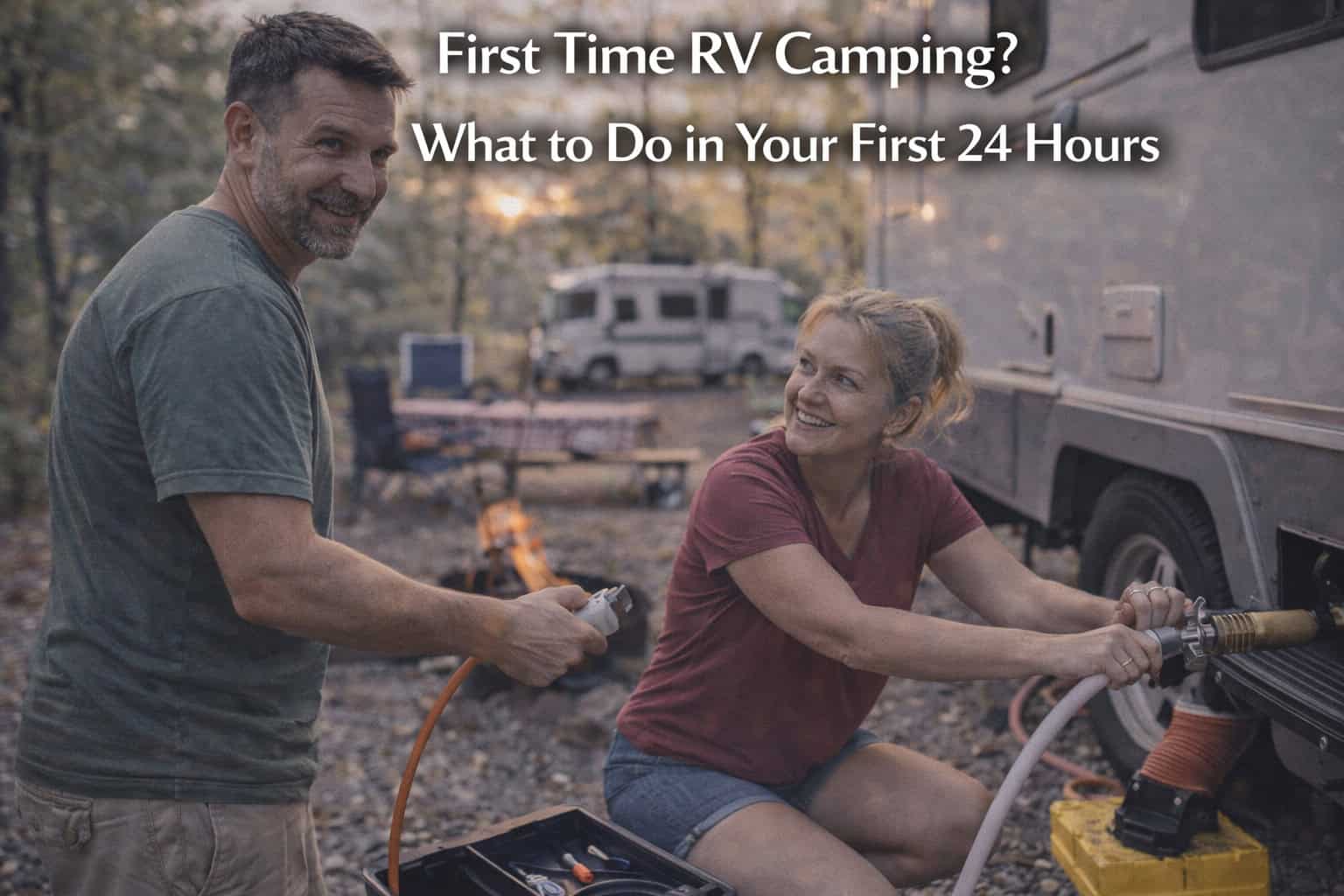 First Time RV Camping? What to Do in Your First 24 Hours