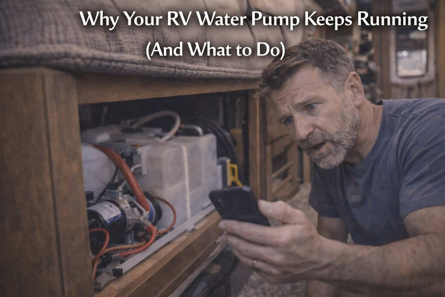 Why Your RV Water Pump Keeps Running (And What to Do)