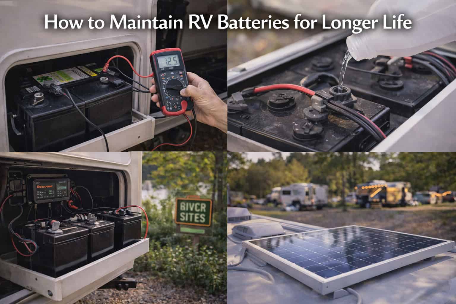 How to Maintain RV Batteries for Longer Life