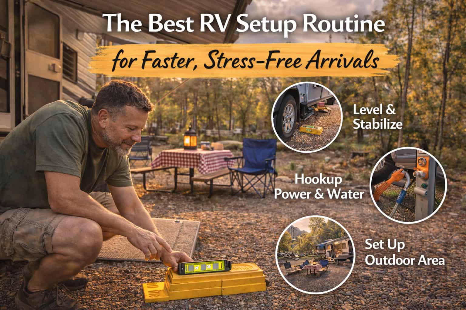 The Best RV Setup Routine for Faster, Stress-Free Arrivals