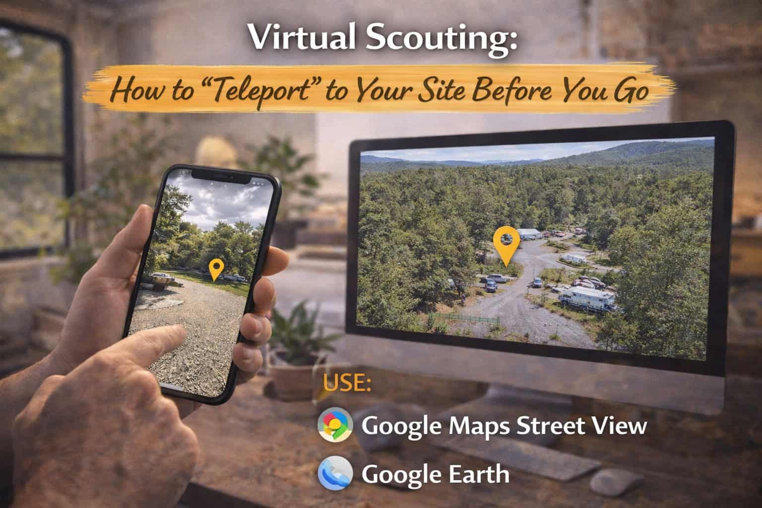 Virtual Scouting: How to "Teleport" to Your Site Before You Go