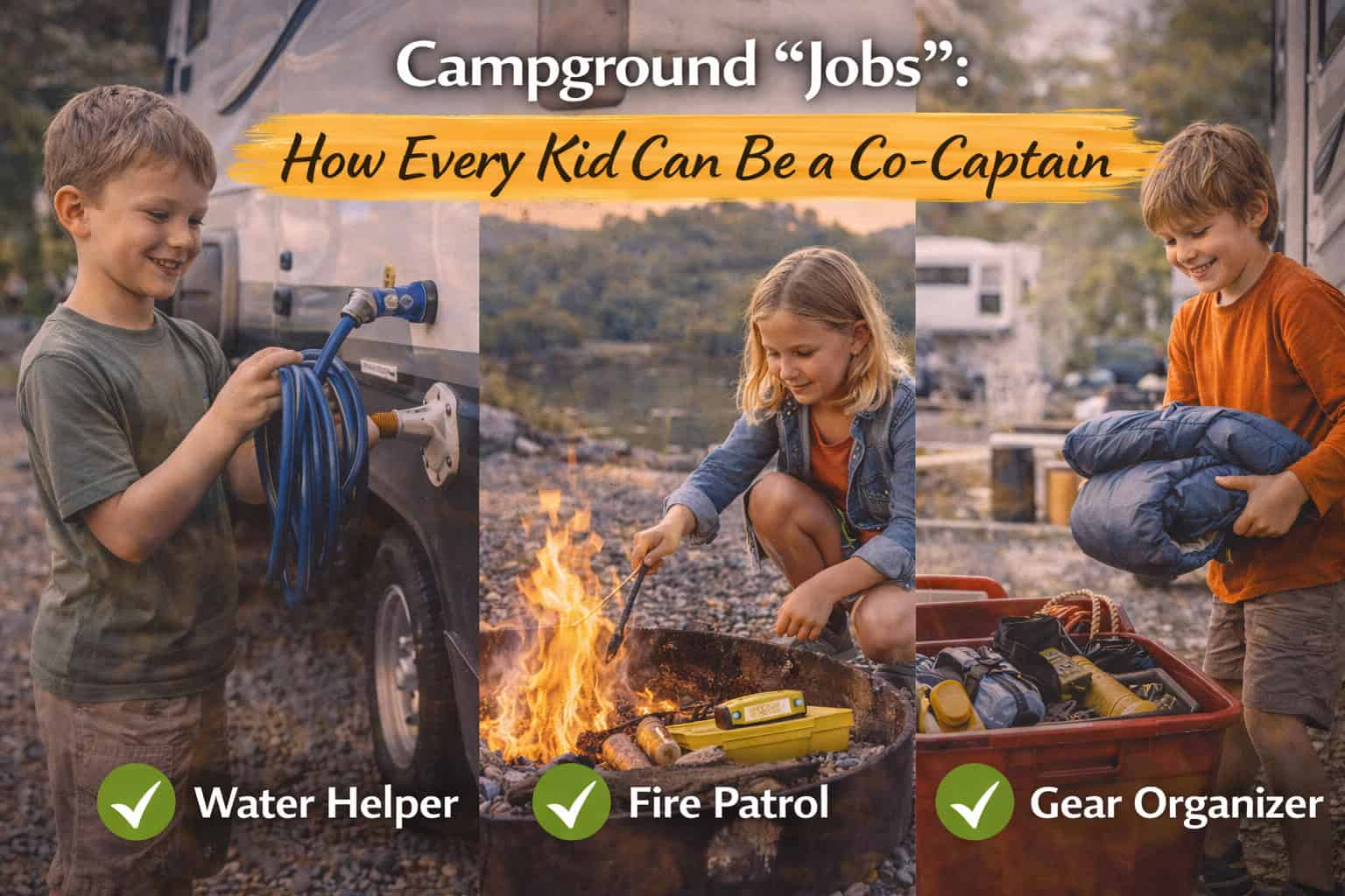 Campground "Jobs": How Every Kid Can Be a Co-Captain