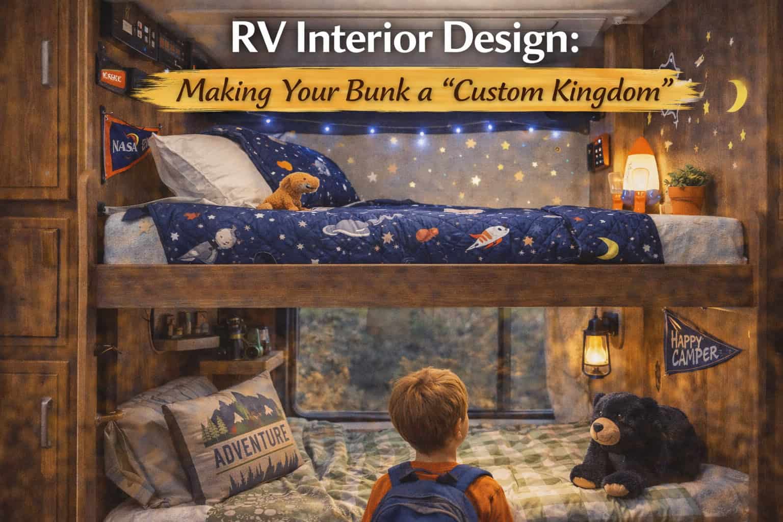 RV Interior Design: Making Your Bunk a "Custom Kingdom"