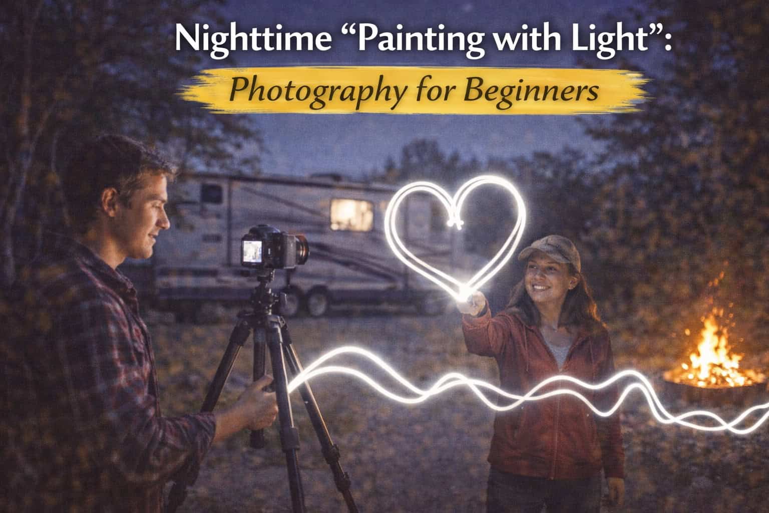 Nighttime "Painting with Light"