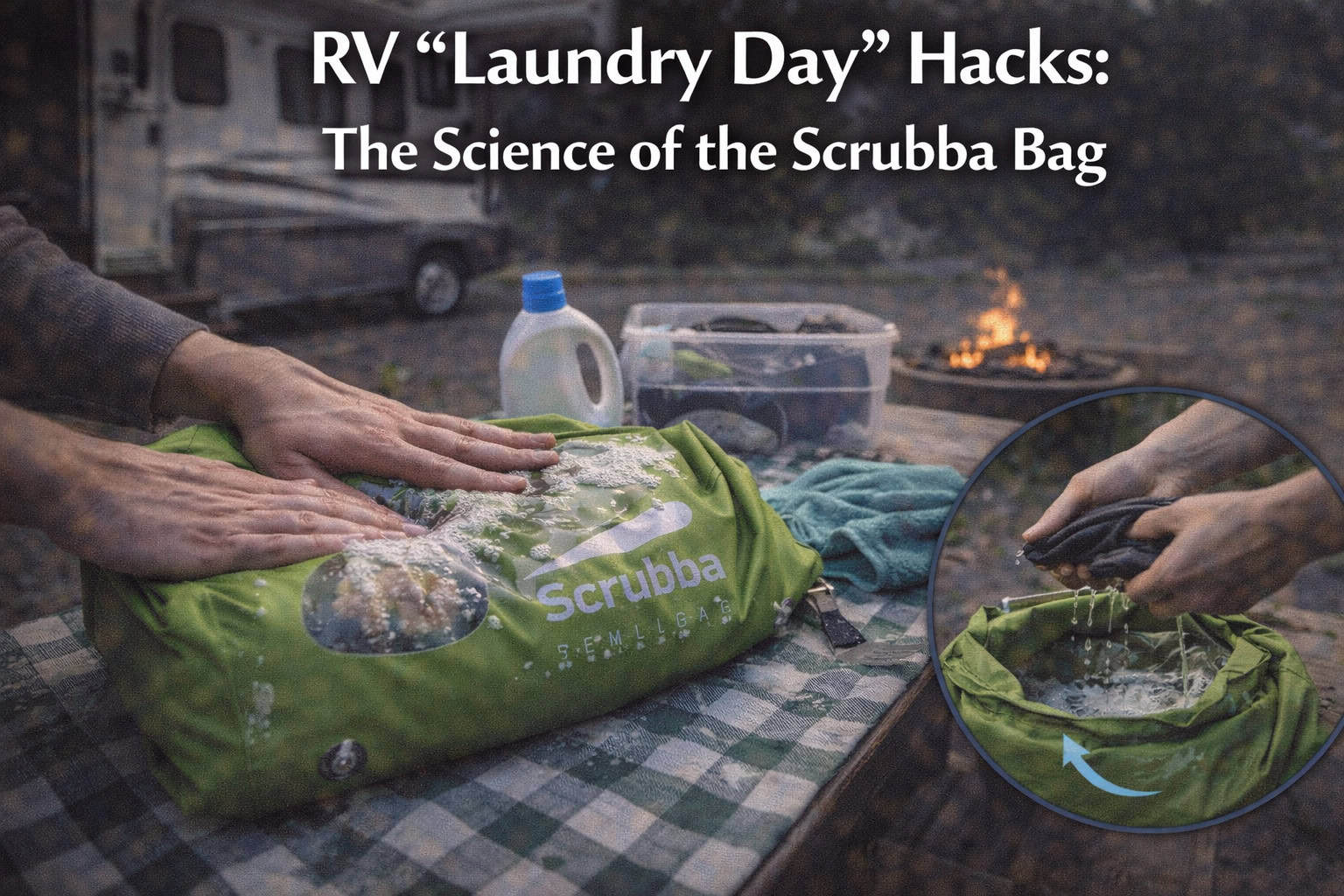 RV "Laundry Day" Hacks: The Science of the Scrubba Bag