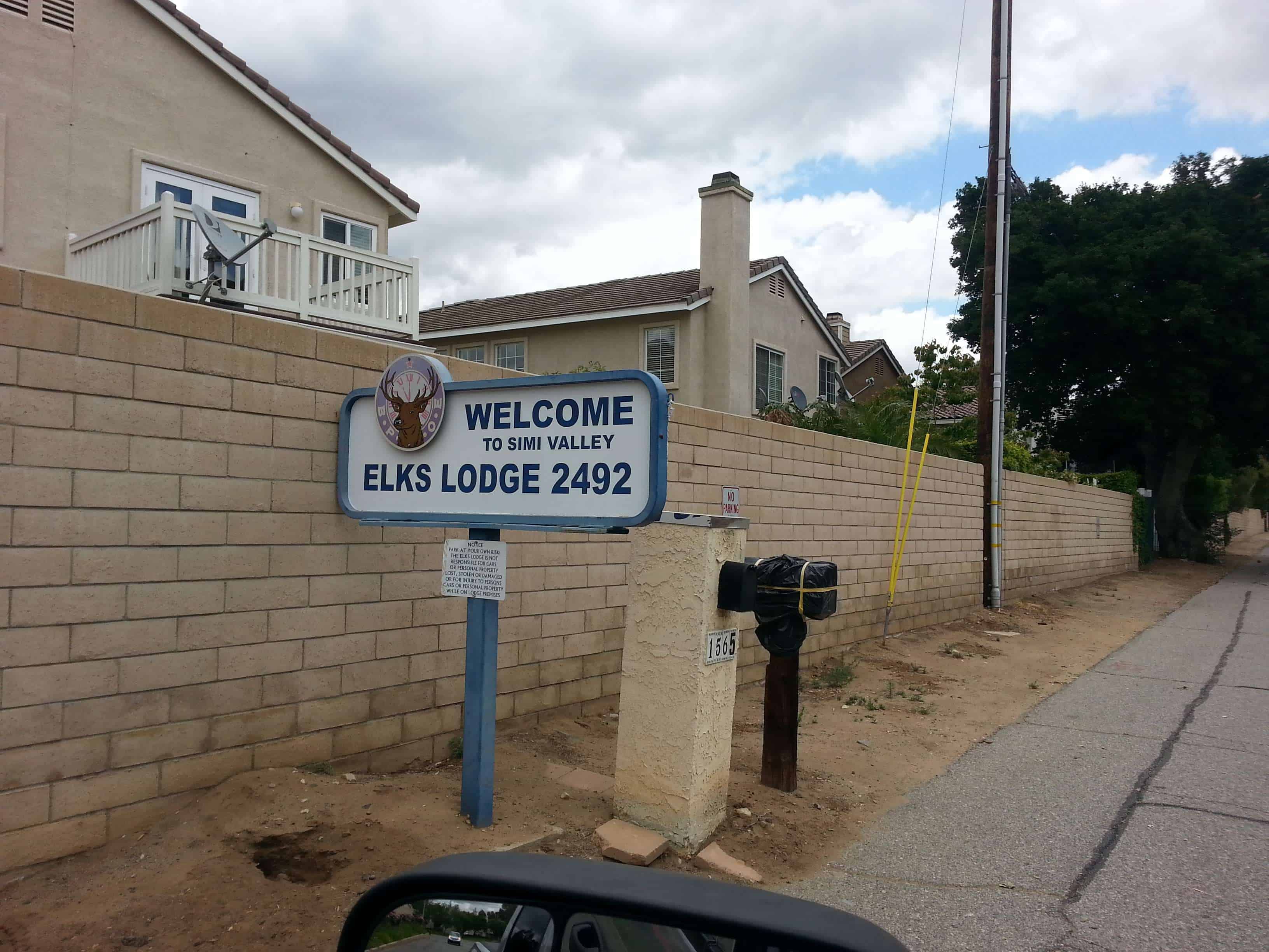 Elks Lodge Simi Valley RV Sites