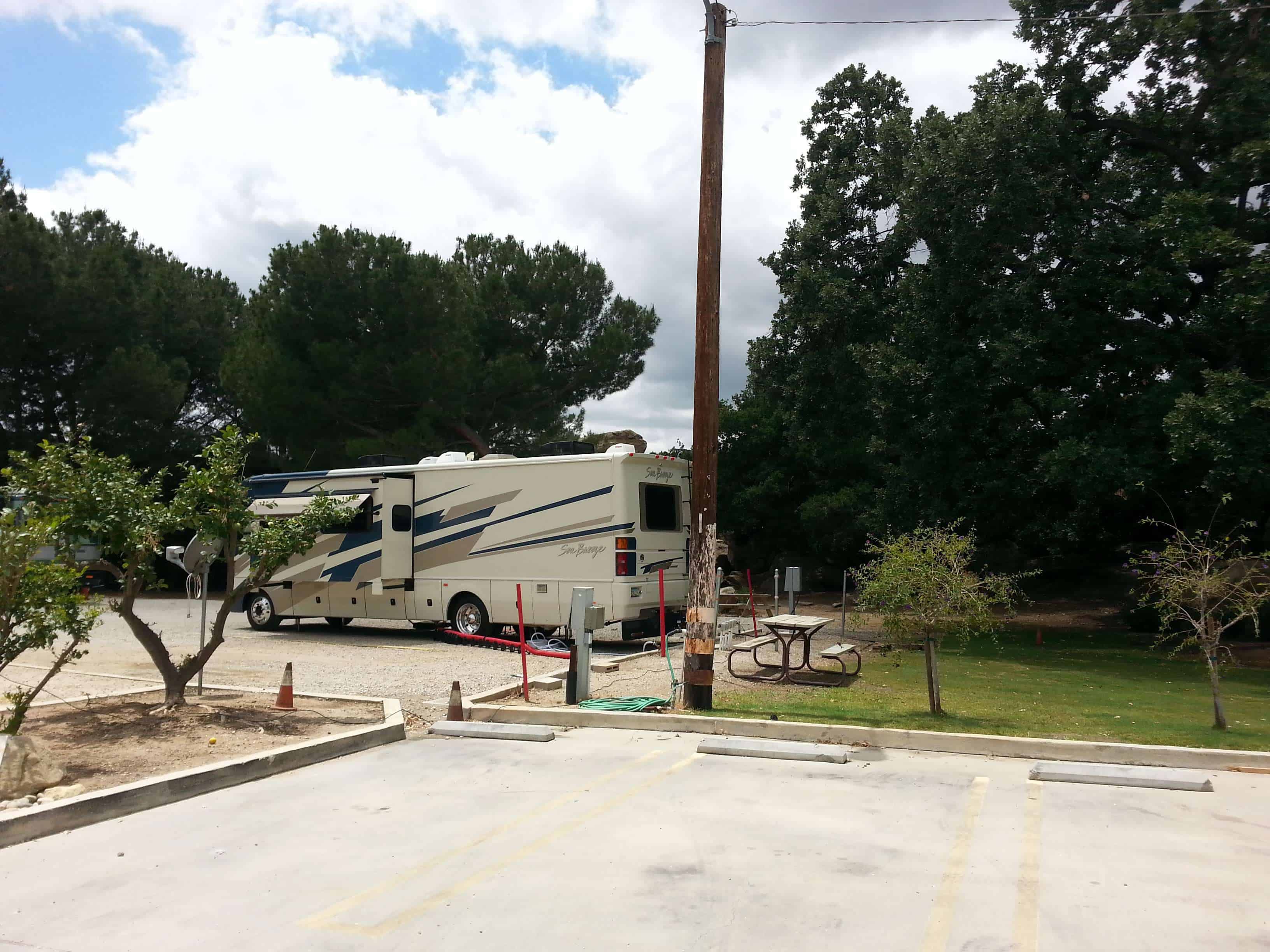 Elks Lodge Simi Valley RV Sites