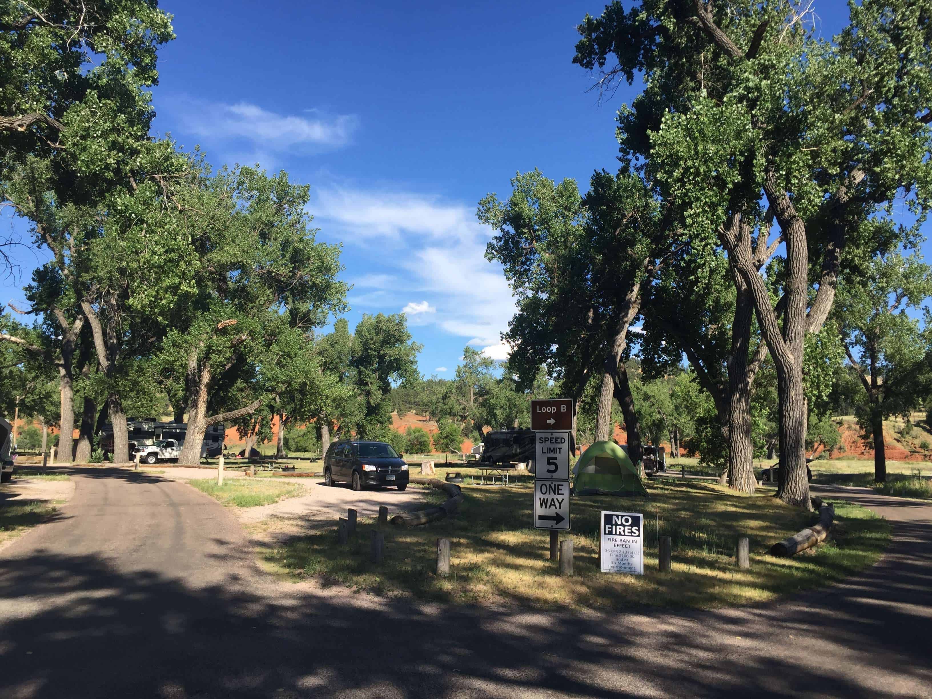 Devils Tower National Monument Belle Fourche Campground