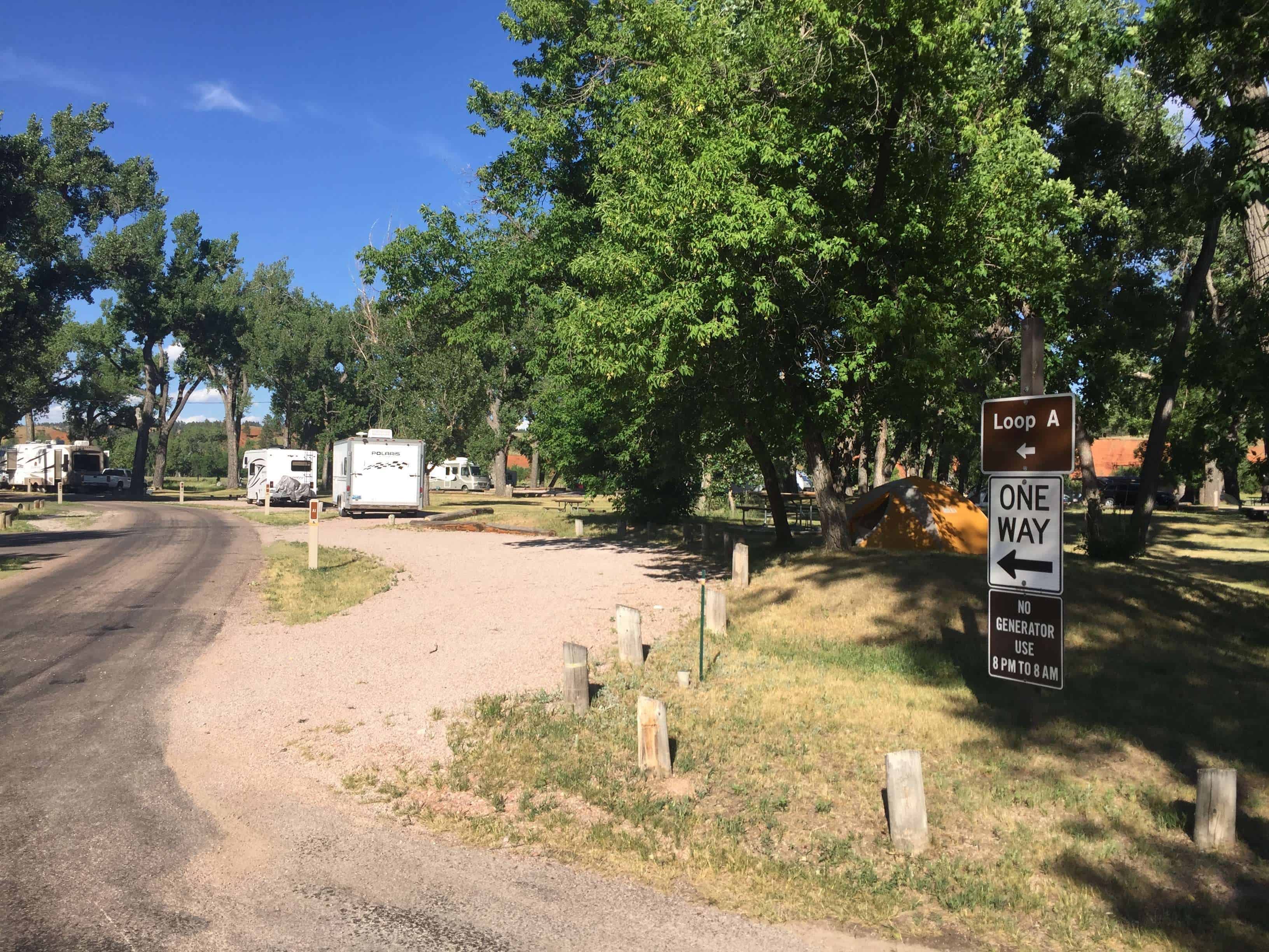 Devils Tower National Monument Belle Fourche Campground