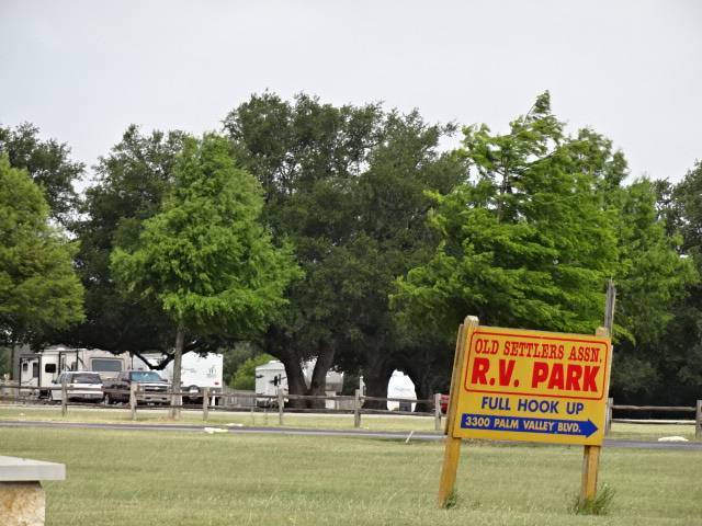 Old Settlers Park RV Sites