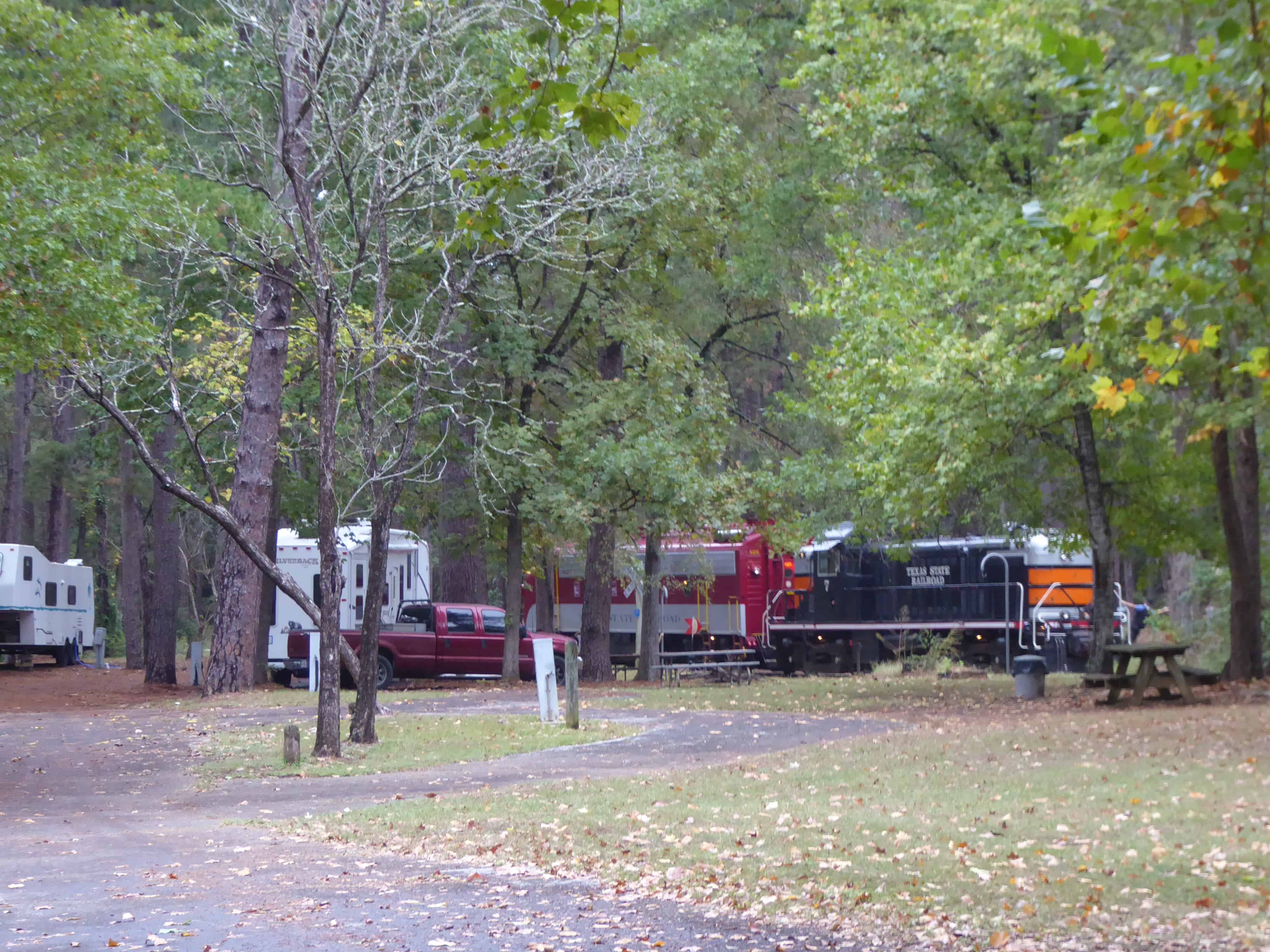 Texas State Railroad Campground at Rusk