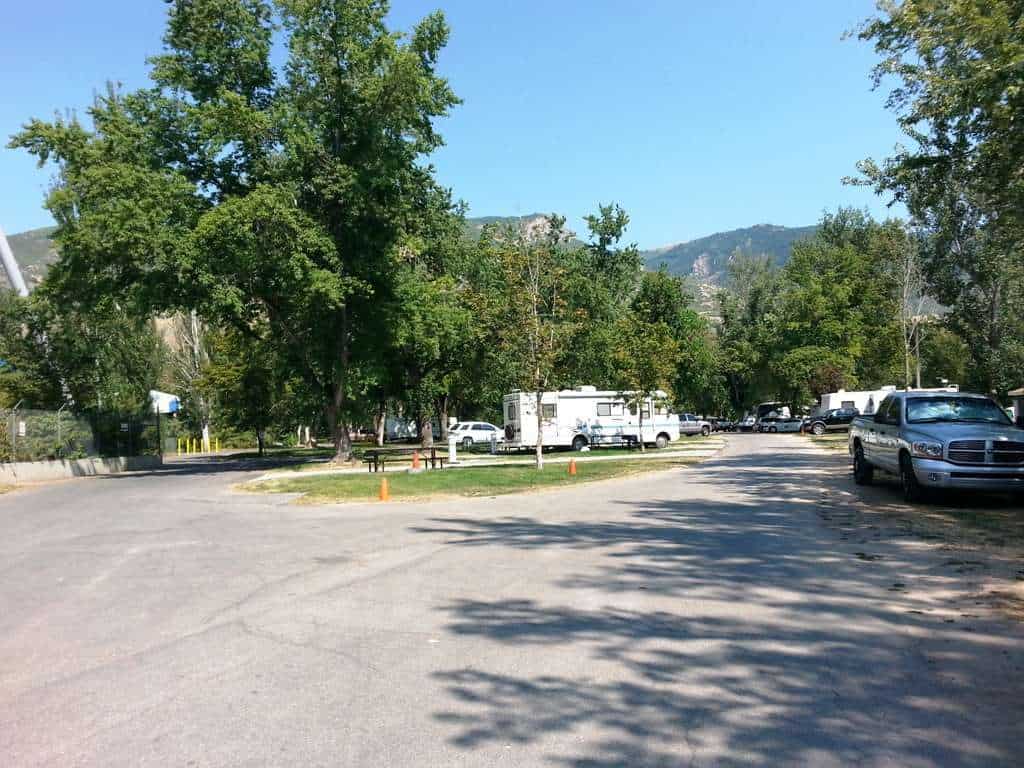 Lagoon Amusement Park Camping