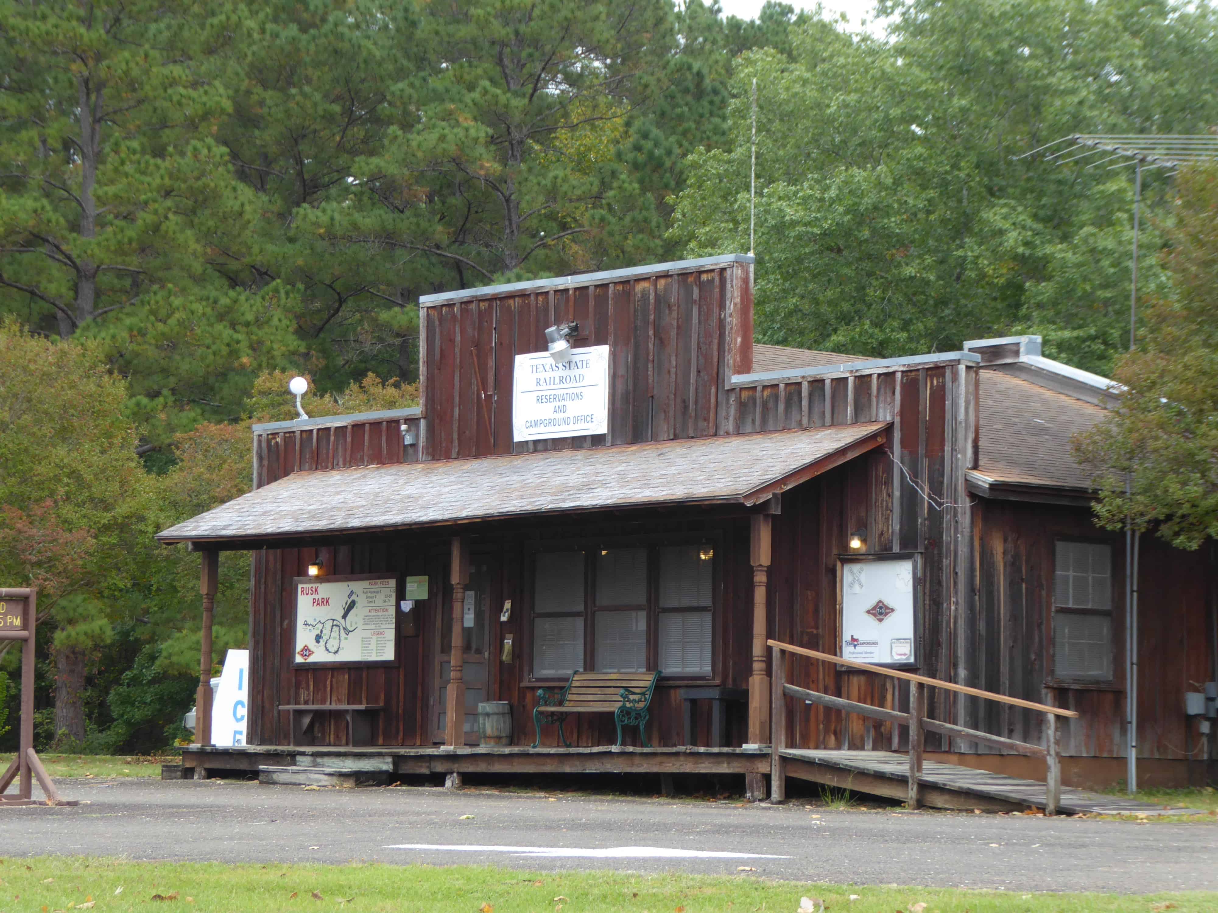 Texas State Railroad Campground at Rusk