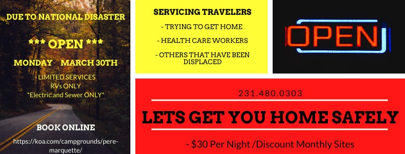 Ludington East Pere Marquette River KOA